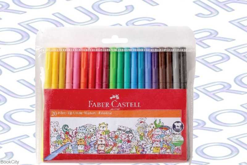 ماژیک 20 رنگ FABER CASTELL 155420 - 0