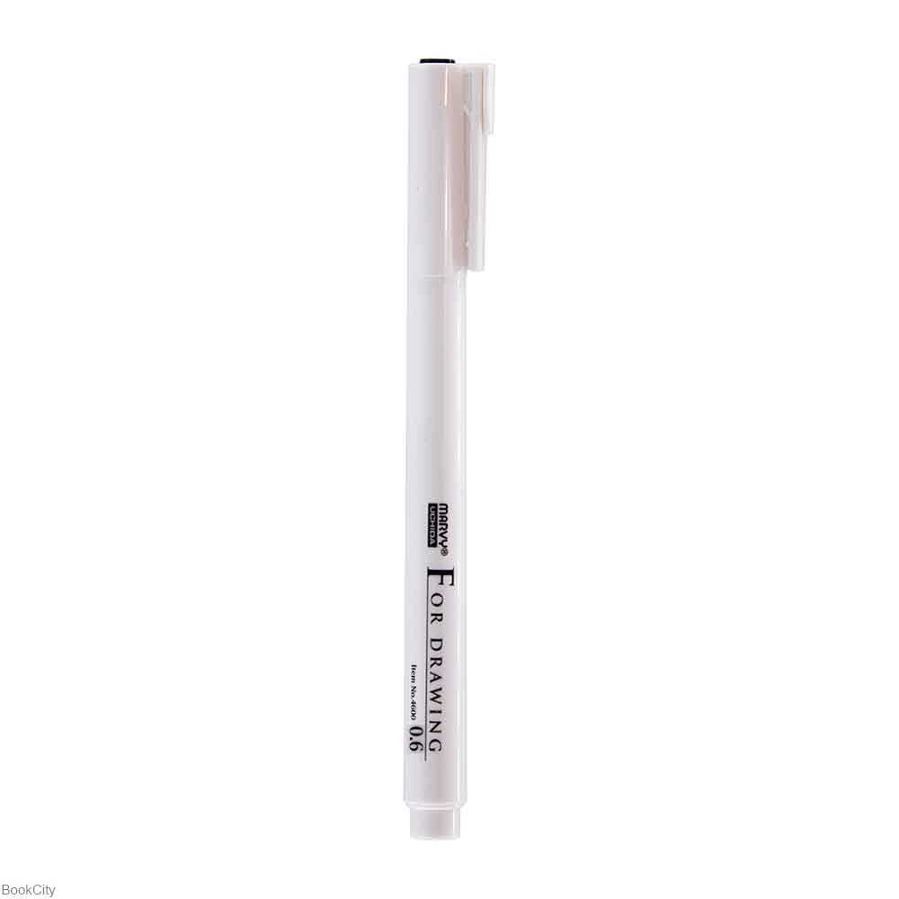روان‌نویس راپید مشکی MARVY uchida 0.6mm - 0