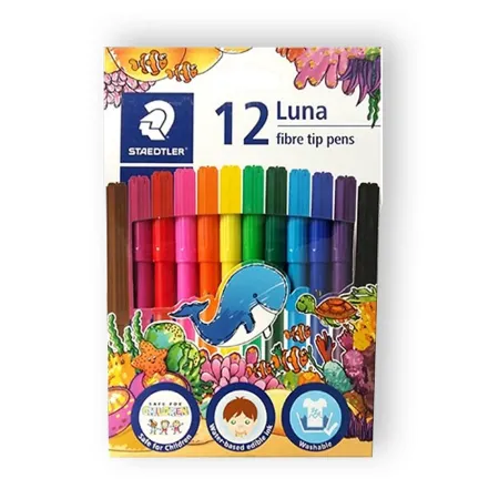ماژیک 12 رنگ STAEDTLER 327LWP12 Luna