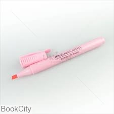 ماژیک های‌لایت صورتی پاستلی اسلیم FABER CASTELL 158112 38 - 0