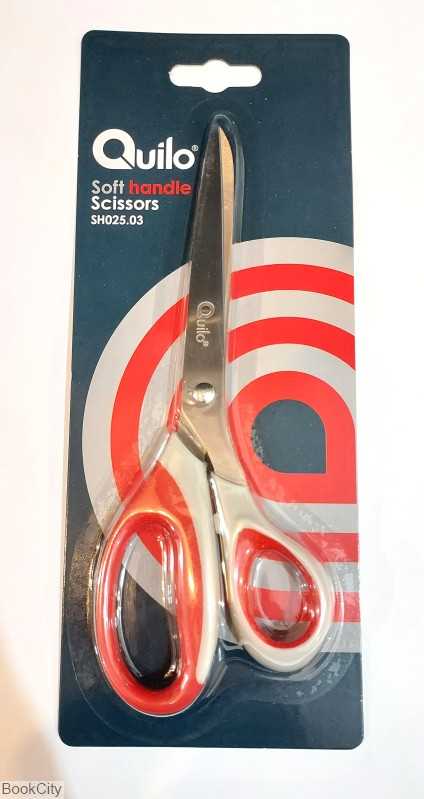 قیچی Quilo 002503 Soft Handle Red 19cm - 0