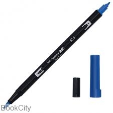ماژیک آبی 2 سر Tombow 555 Brush - 0