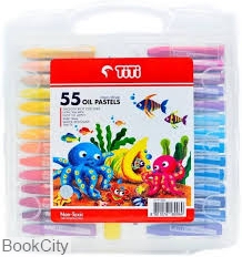 پاستل روغنی 55 رنگ با ابزار TiTi TIP55S - 0