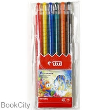 پاستل روغنی 6 رنگ پیچی TiTi Twist Crayons TICP6T