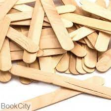 چوب بستنی ساده پهن 30 عددی صبا متالیک - 0