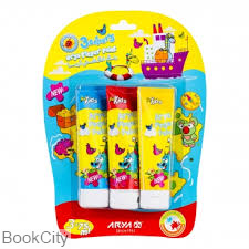 رنگ انگشتی 3 رنگ تیوپی 7016 آریا - 0