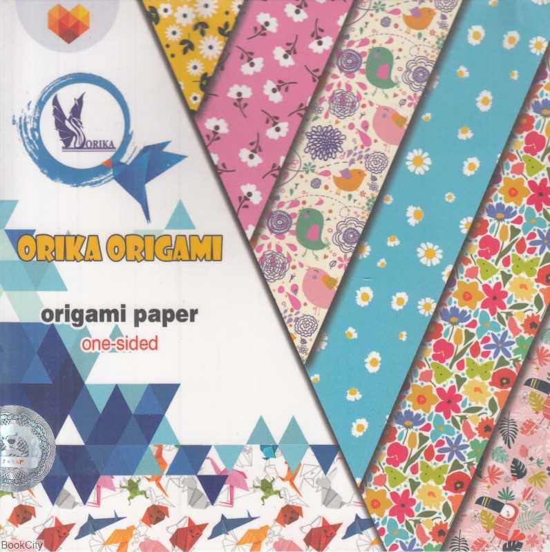 کاغذ اوریگامی 15×15 تک‌رو 48 برگ (نقوش گلدار) اوریکا