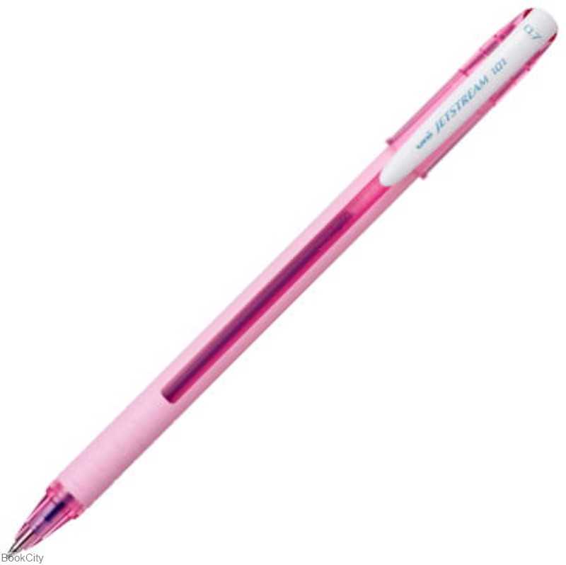 خودکار آبی بدنه صورتی Uniball SX-101FL Jetstream 0.7mm - 0
