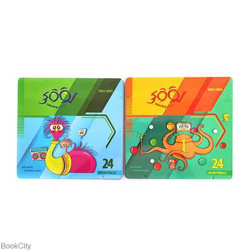 مدادرنگی 24 رنگ فلزی Looky 3024