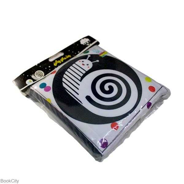 کتاب سیاه و سفید نوزاد 1 (چشماتو باز کن) (کتاب پارچه‌ای سوت‌دار)