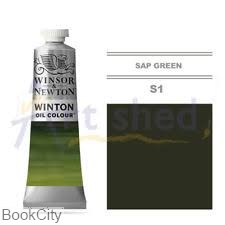 رنگ روغن WINSOR 1414599 37ml Sap Green 37