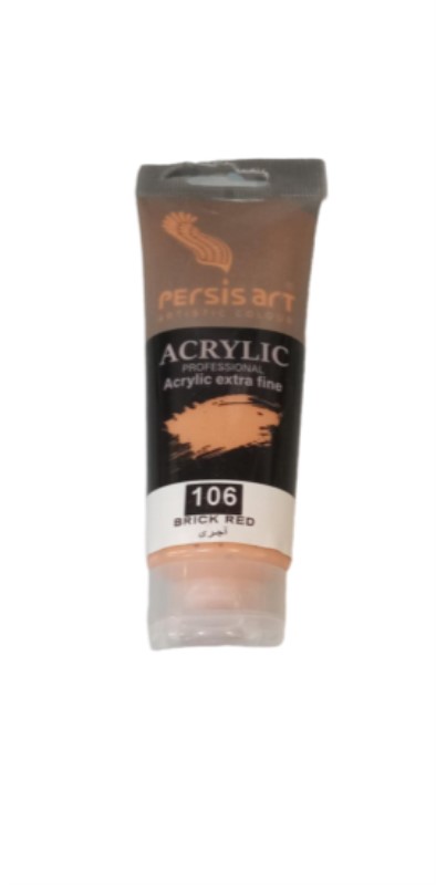 رنگ آکریلیک Persis art Brick Red 106 75ml