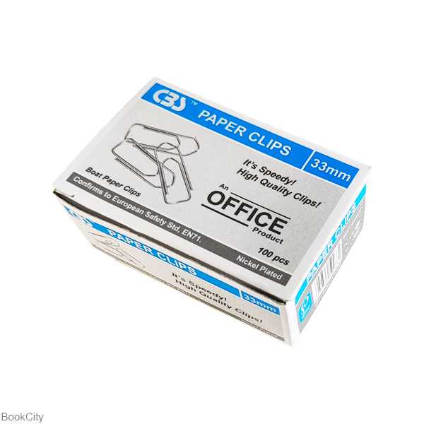 کلیپس 33ml فلزی 100 عددی CBS