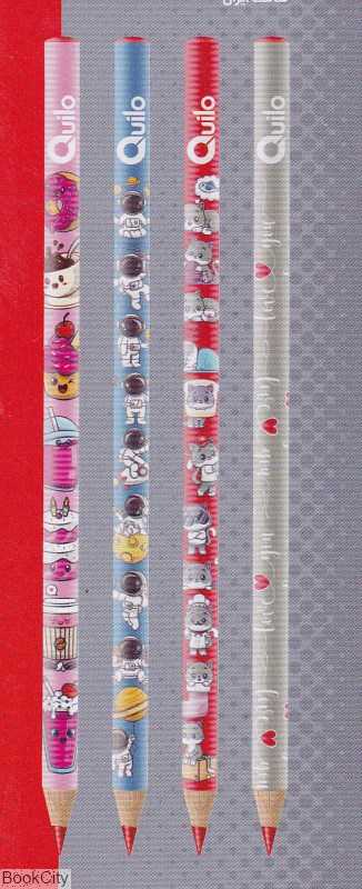 مداد قرمز Quilo 634441 Cute Character - 0