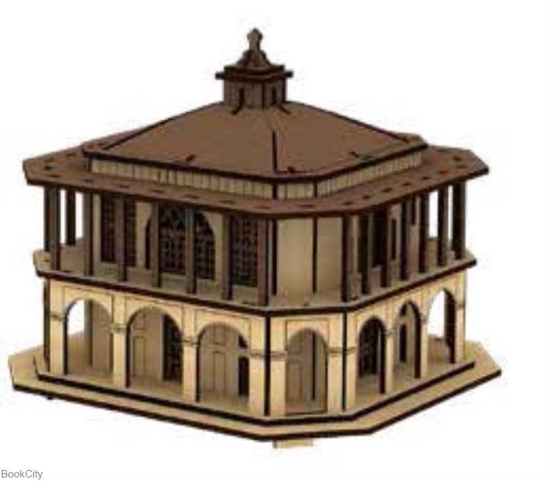 پازل سه بعدی کاخ چهلستون قزوین 58WM100 98pcs