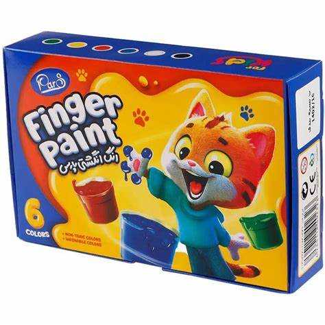 رنگ انگشتی 6 رنگ پارس Pars