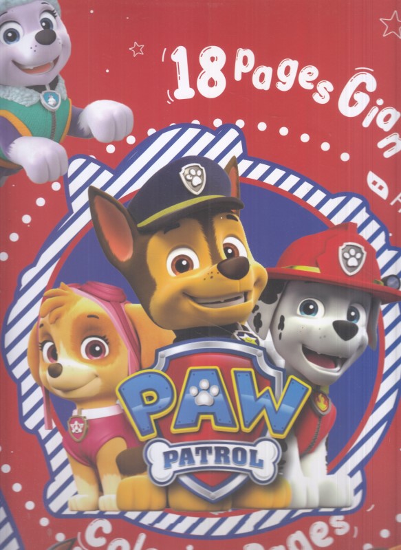 کتاب رنگ‌آمیزی کودکان رحلی طرح سگ‌های نگهبان - 0