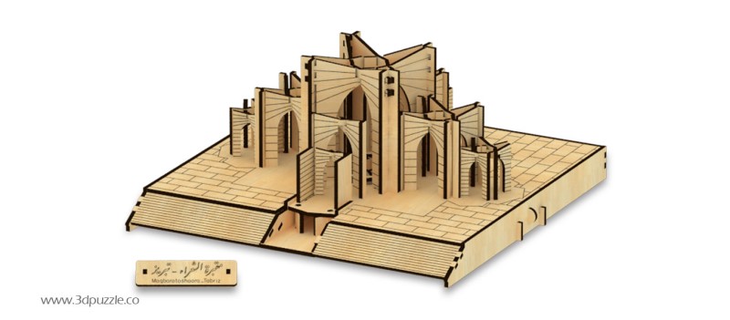 پازل سه بعدی مقبره‌الشعرا 52WM200 113pcs