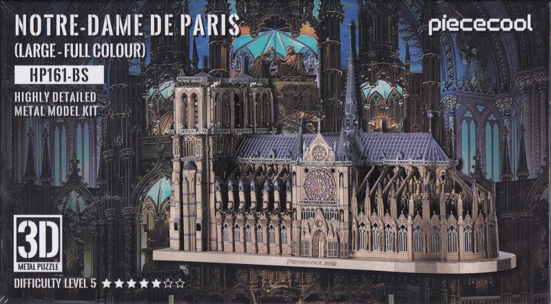 Hard box piececool Notredame de Paris Large Full Colour HP161-BS