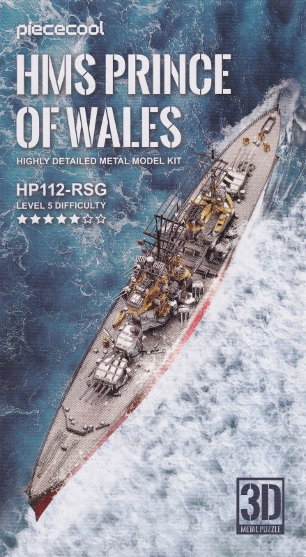 Hard box piececool Hms Prince of Wales HP112-RSG