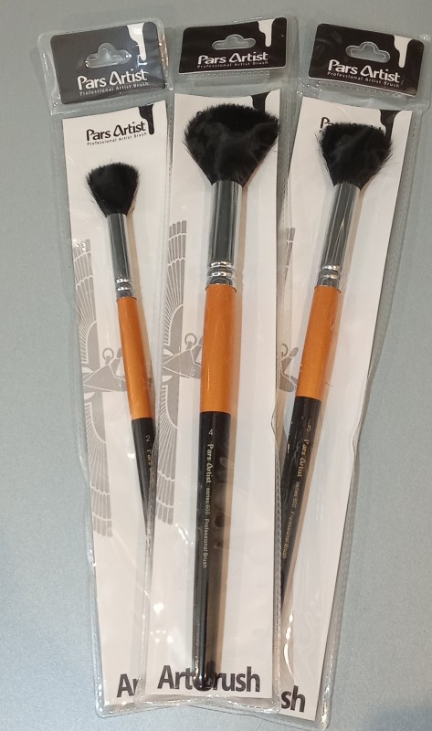 قلم‌مو 4 محو کن کوتاه Pars Artist 600 - 0