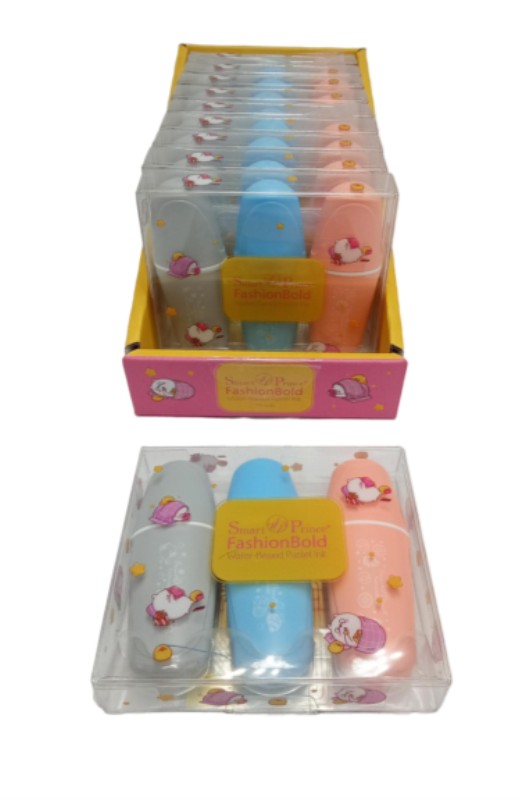 ماژیک های‌لایت 3 رنگ مینی Smart Prince FashionBold 400013