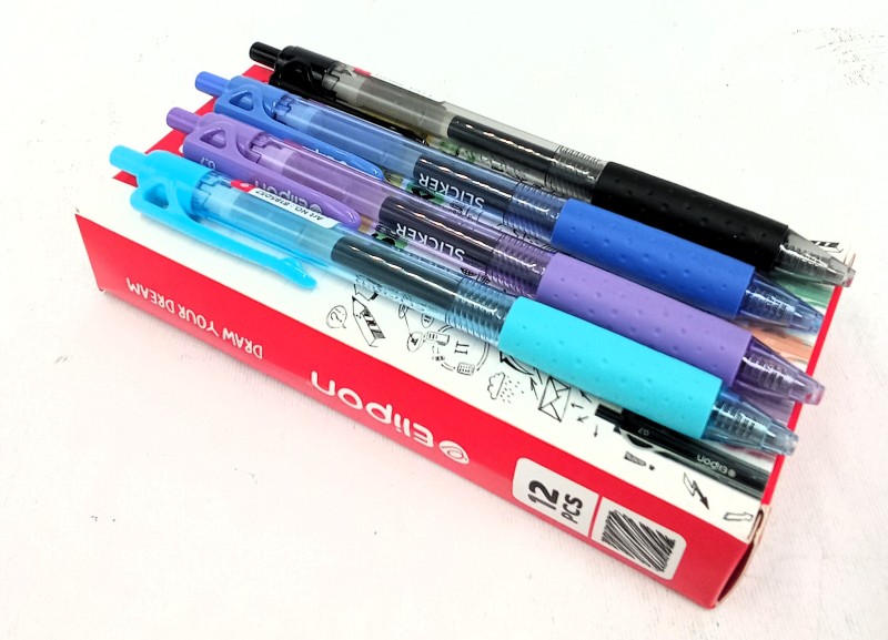 روان‌نویس مشکی فشاری Elipon Slicker 0.7mm - 0