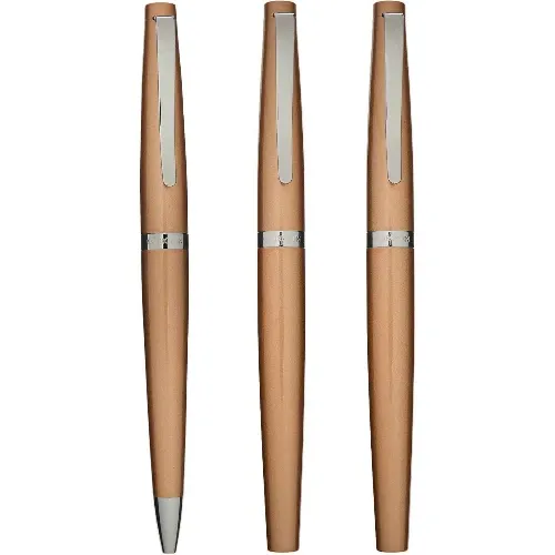 خودکار و خودنویس و روان‌نویس بدنه طلایی گیره استیل EUROPEN Vita