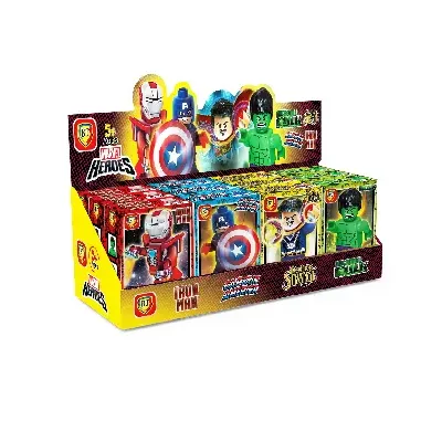 ساختنی لگو آدمک مارول MARVEL Heroes BT9017-9020 - 0