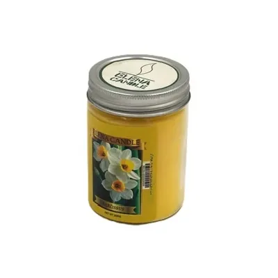 شمع شیشه‌ای 120gr رایحه نرگس Narcissus - 0