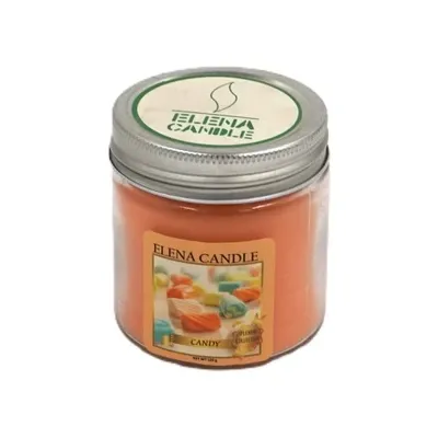 شمع شیشه‌ای 150gr رایحه آبنبات ترش Candy - 0