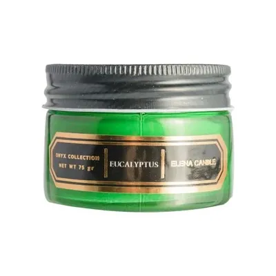 شمع شیشه‌ای 75gr رایحه اوکالیپتوس Eucalyptus - 0