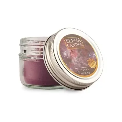 شمع شیشه‌ای 70gr رایحه سحابی Nebula - 0
