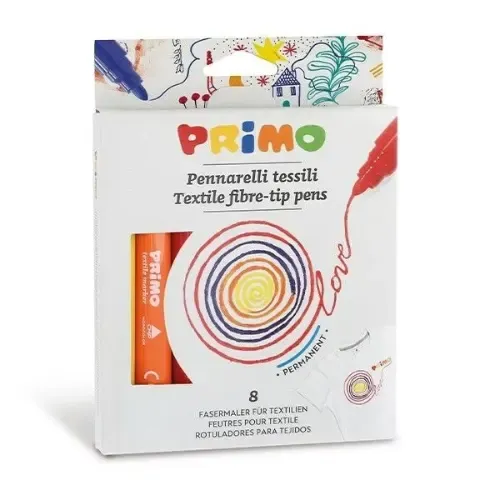 ماژیک پارچه جامبو 8 رنگ Primo 611 PENTX8