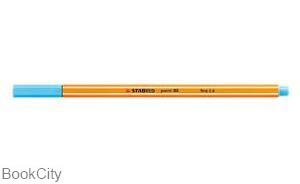 روان‌نویس نوک نمدی آبی روشن STABILO 88-57 - 0