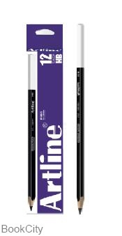 مداد مشکی 3 گوش (12 عددی) Artline EP-HB - 0