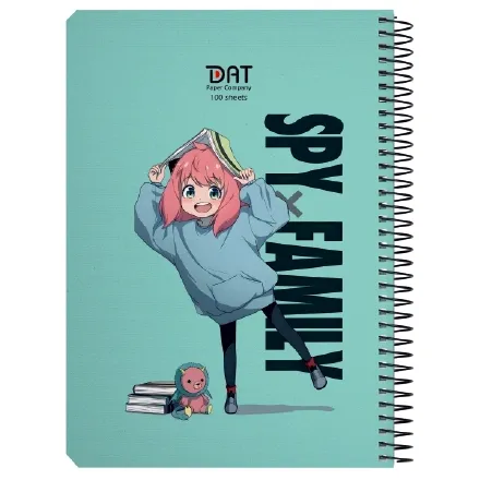 دفتر 100 برگ طرح 1 سیمی وزیری انیمه DAT - 0