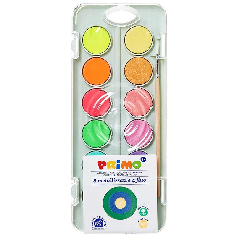 آبرنگ 12 رنگ Primo 115A12FM