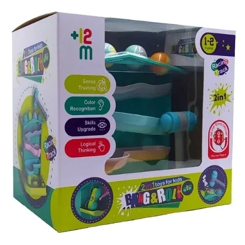 توپ و سرسره چکشی بنگ اند رول Gevik Toys Bang & Roll - 0