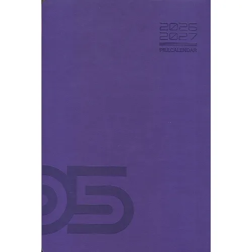 سررسید 1405 بنفش (1 روزه ترمو رقعی شومیز pill)